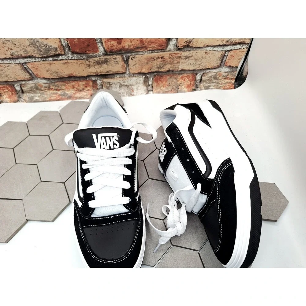 VANS Hylane Black White Men Sz 10.5 Chunky Skate Sneaker Old Skool Knu - Picture 8 of 12